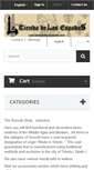 Mobile Screenshot of latiendadelasespadas.com